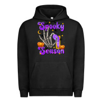 Pigment Black Spooky Season On Urban Hoodie - texasbilliewilder