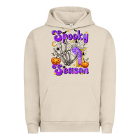 Pigment French Oak Spooky Season On Urban Hoodie - texasbilliewilder
