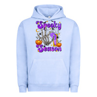 Pigment Grape Ice Spooky Season On Urban Hoodie - texasbilliewilder