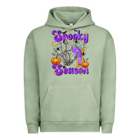 Pigment Oil Green Spooky Season On Urban Hoodie - texasbilliewilder
