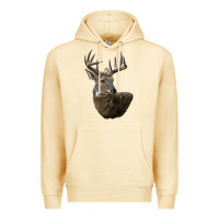 Pina Colada white tailed buck deer head Premium Hoodie - LillyAllenDesigns