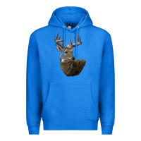 True Royal white tailed buck deer head Premium Hoodie - LillyAllenDesigns
