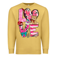Antique Gold love valentines day Premium Sweatshirt - NancyCooperArtShop