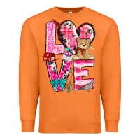 Carrot love valentines day Premium Sweatshirt - NancyCooperArtShop