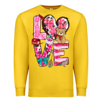 Lemon love valentines day Premium Sweatshirt - NancyCooperArtShop