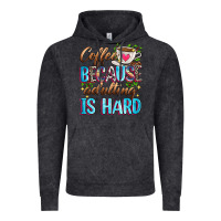 Vintage Black coffee because adulting is hard Vintage Hoodie - Zillion Design Studio