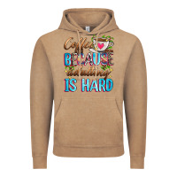 Vintage Coffee coffee because adulting is hard Vintage Hoodie - Zillion Design Studio