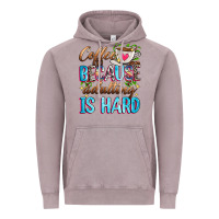 Vintage Zinc coffee because adulting is hard Vintage Hoodie - Zillion Design Studio