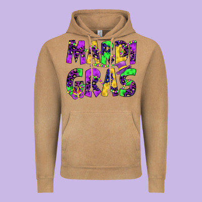 Mardi Gras Vintage Hoodie Designed By Jahusdesignshop