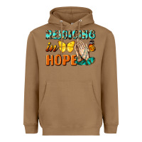 Rejoicing In Hope Heavyweight Hoodie | Teevron