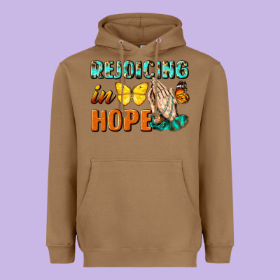 Rejoicing In Hope Heavyweight Hoodie Designed By Nancycooperartshop