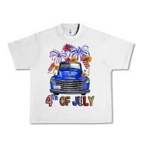 Western Fourth Of July Truck Urban Heavy Tee | Teevron