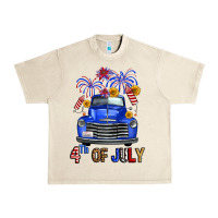 Sandshell western fourth of july truck Urban Heavy Tee - FaDigitalArtStudio