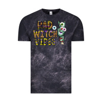Cloud Black bad witch vibes Vintage Tee - CowhideDigitalArt
