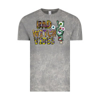Cloud Rock bad witch vibes Vintage Tee - CowhideDigitalArt
