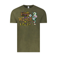 Vintage Olive bad witch vibes Vintage Tee - CowhideDigitalArt