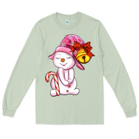 Matcha winter pink snowman Long Sleeve Tee - AdoDesignShop