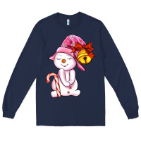 Navy winter pink snowman Long Sleeve Tee - AdoDesignShop