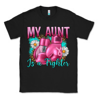 Black Breast Cancer My Aunt İs A Fighter Classic Tee - Artiststas