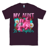 Plum Breast Cancer My Aunt İs A Fighter Classic Tee - Artiststas