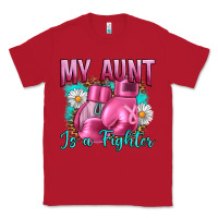 Red Breast Cancer My Aunt İs A Fighter Classic Tee - Artiststas