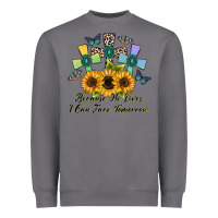 Storm because he lives i can face tomorrow Heavyweight Sweatshirt - CowhideDigitalArt