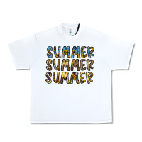 White summer summer Urban Heavy Tee - CowhideDigitalArt