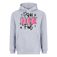 Heather Grey powherful Heavyweight Hoodie - MaliasSmallBusiness