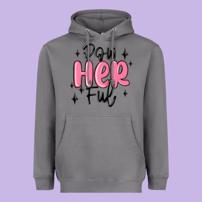 Powherful Heavyweight Hoodie Designed By Maliassmallbusiness