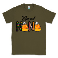 Army Green Blessed nana Classic Tee - CowhideDigitalArt