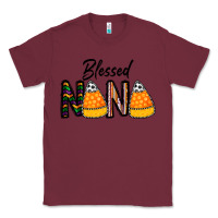 Burgundy Blessed nana Classic Tee - CowhideDigitalArt