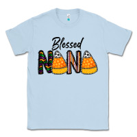 Dusty Blue Blessed nana Classic Tee - CowhideDigitalArt