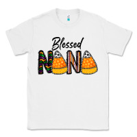 White Blessed nana Classic Tee - CowhideDigitalArt