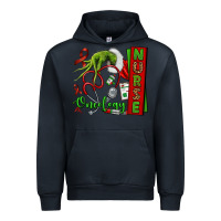 Navy Christmas Character Nurse Urban Hoodie - NancyCooperArtShop
