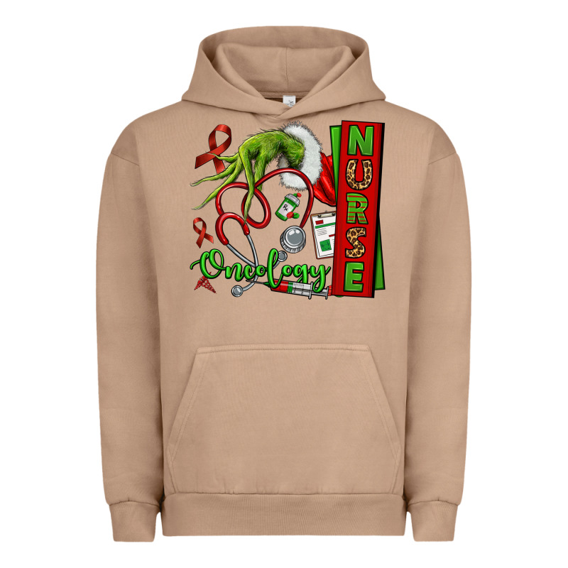 Christmas Character Nurse Urban Hoodie by NancyCooperArtShop | Teevron