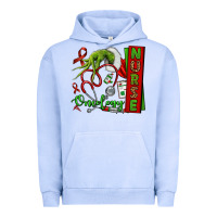 Pigment Grape Ice Christmas Character Nurse Urban Hoodie - NancyCooperArtShop