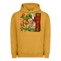 Pigment Peanut Butter Christmas Character Nurse Urban Hoodie - NancyCooperArtShop