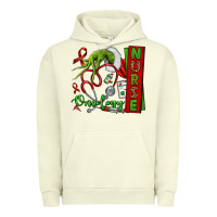 Pigment Pistachio Christmas Character Nurse Urban Hoodie - NancyCooperArtShop