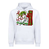 White Christmas Character Nurse Urban Hoodie - NancyCooperArtShop