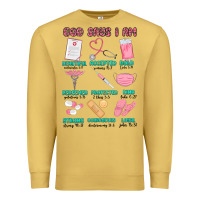 Antique Gold god says i am nurse Premium Sweatshirt - MaliasSmallBusiness