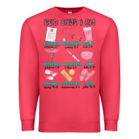 Cardinal god says i am nurse Premium Sweatshirt - MaliasSmallBusiness