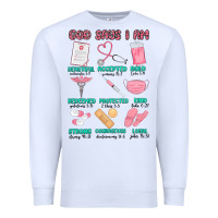 White god says i am nurse Premium Sweatshirt - MaliasSmallBusiness