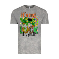 Cloud Rock its not luck its skill st. patricks day Vintage Tee - Neo Western