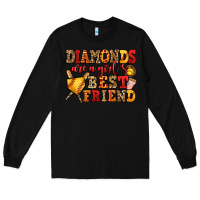 Black diamonds are a girl's best friend softball Long Sleeve Tee - Jasminsmagicworld
