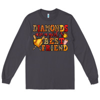 Smoke diamonds are a girl's best friend softball Long Sleeve Tee - Jasminsmagicworld