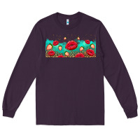 Plum lips and strawberries Long Sleeve Tee - AdoDesignShop