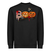 Black boo Heavyweight Sweatshirt - CowhideDigitalArt