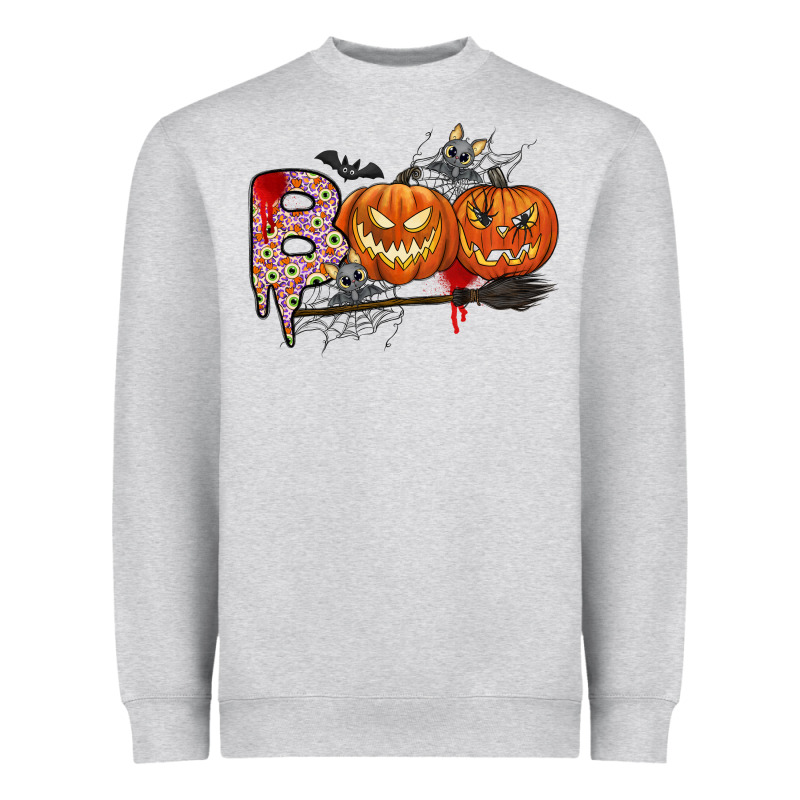 Boo Heavyweight Sweatshirt by CowhideDigitalArt | Teevron