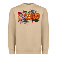 Mushroom boo Heavyweight Sweatshirt - CowhideDigitalArt