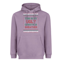 Lavender this is my ugly christmas Heavyweight Hoodie - MaliasSmallBusiness